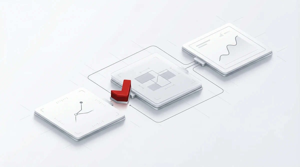 Business professional working on laptop - growth and success